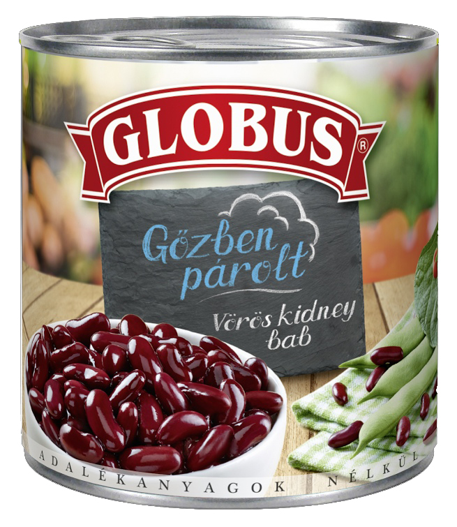 GLOBUS Vörös kidney bab vákuumzárású 326 g/285 g